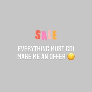 Shop my store! Everything must go!